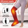 Electric Heated Leg Knee Massager 3 Heating Massage Functions Muscle Pain Relief Blood Circulation Promotion Fits Legs/Knees