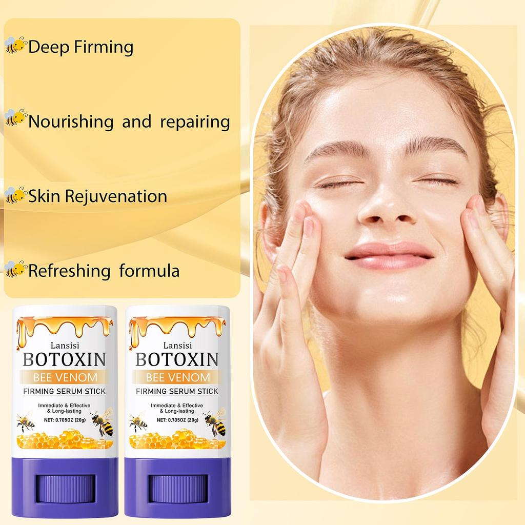 Botox Bee Venom Firming Serum Stick- Moisturizes and Hydrates the Skin, Lifts and Tightens to Improve Sagging Skin - Suitable for all Skin Types, 20g