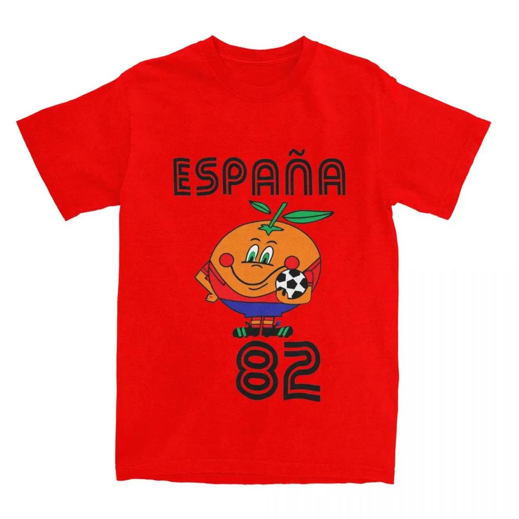 Bărbați Femei Espana 82 Spania Mascotă Vintage 1982 Tricou Haine Tricouri Vintage Accesorii Imprimate fotbal bumbac .