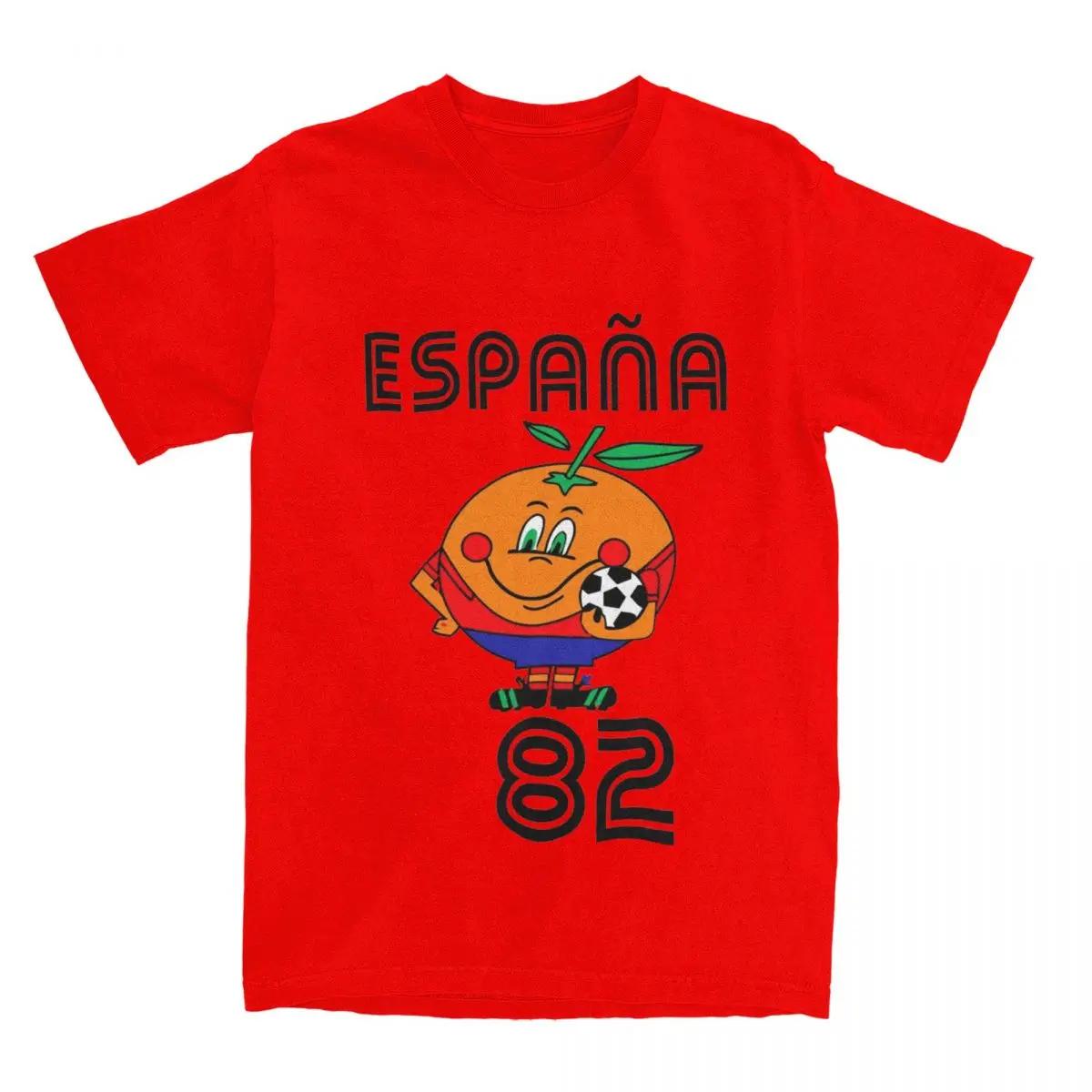 

Men Women Espana 82 Spain Vintage Mascot 1982 T Shirt Clothes Vintage Tees Printed Accessories Soccer Football Cotton T-shirt . 4XL