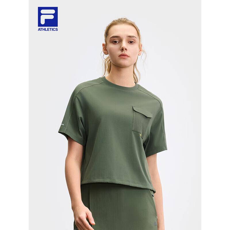 Женская трикотажная футболка с коротким рукавом FILA M