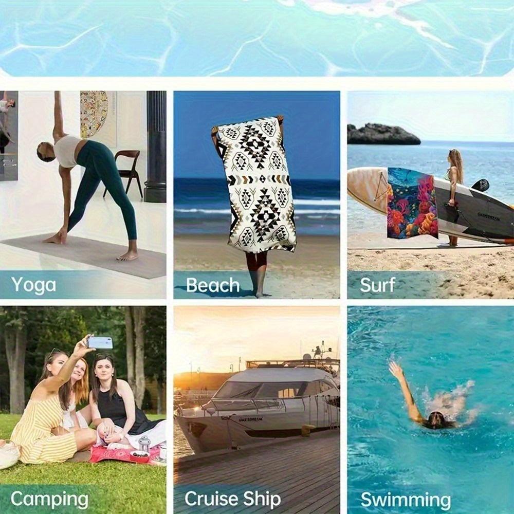 Beach Towel Extra Large Thick Quick Dry Bath Towel Modern Lightweight Sports Swim Towels For Vacation Holiday Gifts