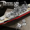 Classic WWII Battleship Models Building Set Military Ship Blocks Toys Warship MOC Bricks Fun DIY Project Adult Kids Gifts Decor