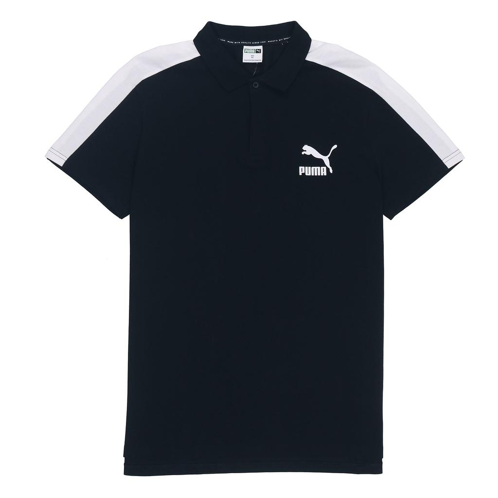 Puma Colorblock Skuldertrykk Kortarmet Poloskjorte Herre Topper 598250-01