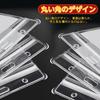 ID Card Holder, Neck Strap, Name Tag Holder, Staff ID, Employee ID, Business Card, Pass Holder, Soft, Waterproof, Transparent, Horizontal, 100-Pack, B