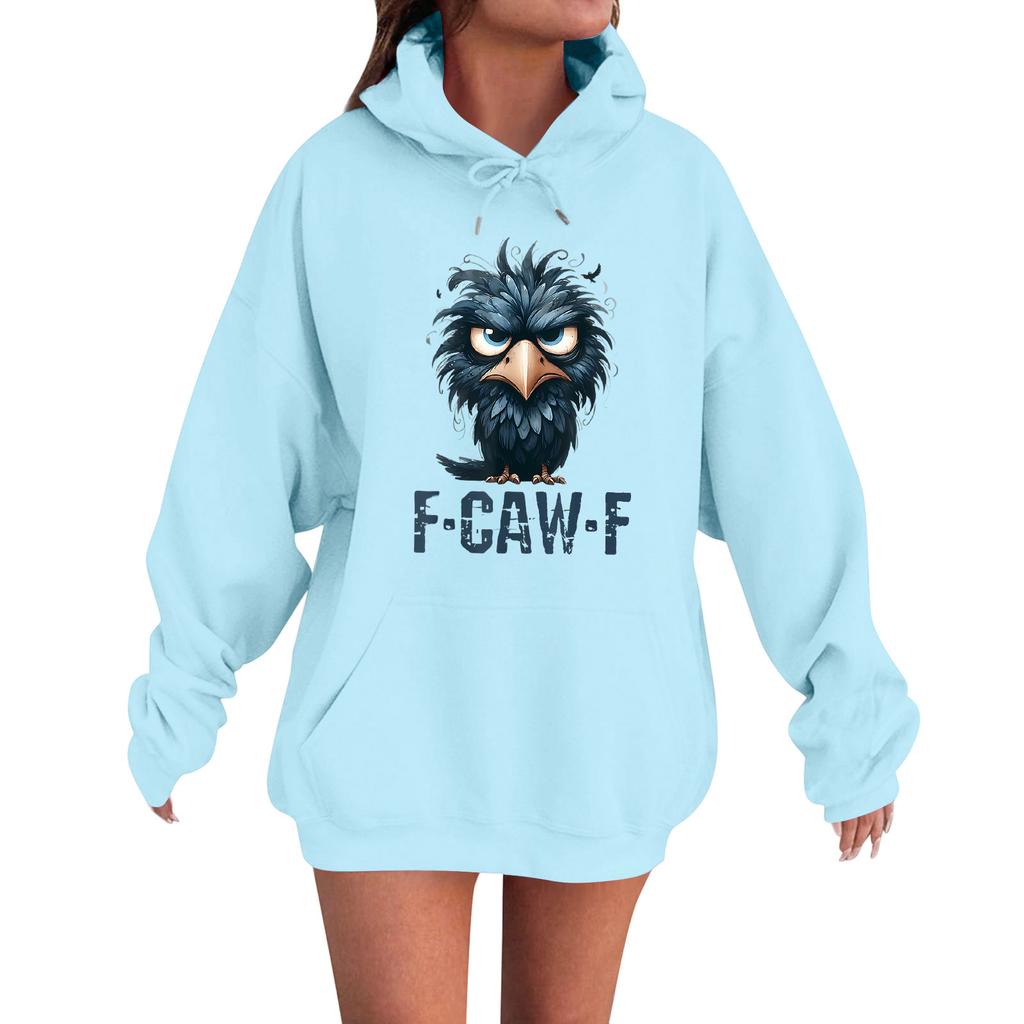 Women's Fashion Casual Long Sleeve Loose  Printed Sweatshirt