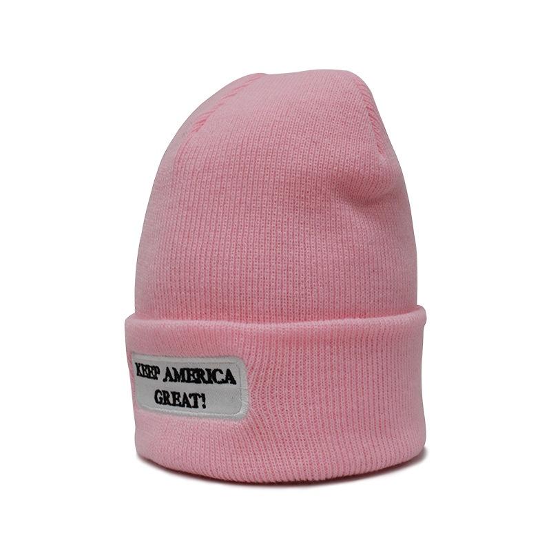Trump Winter Beanie Hat Keep America Great Knit Beanie Warm Ski Cap Unisex Hats
