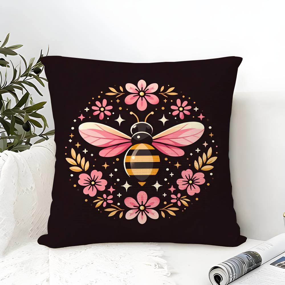Abstract Natural Animal For Home Decor Pillow Case Cotton Linen Fabric Square Zipper Pillowcase Home Decorative Living Room