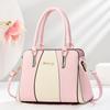 Stripe Color Matching Fashion Women Handbag Large Capacity Tote Bag Marble Texture Unique Design Hand Bag With Strap Crossbody