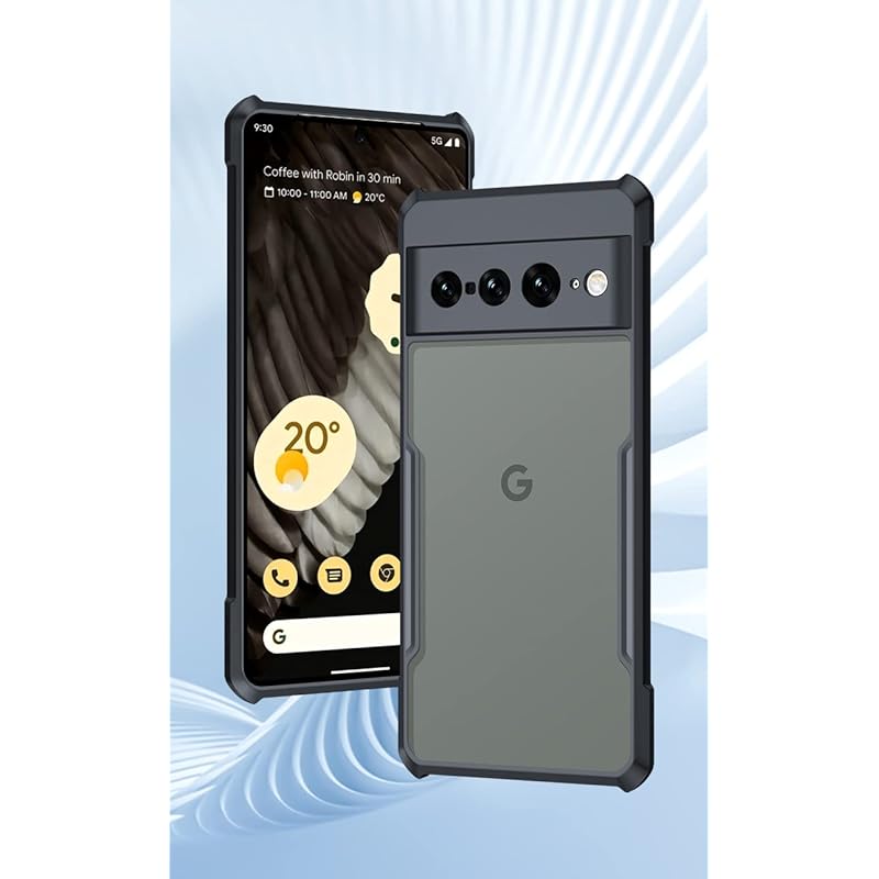 

Careflection Premium Hybrid Bumper Camera Protection Case For Google Pixel 7 Pro Black 0 чёрный