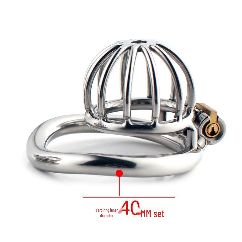 Men's Metal Chastity Cage BDSM Training Anti-Cheating Erotic Micro Punishment Toy
