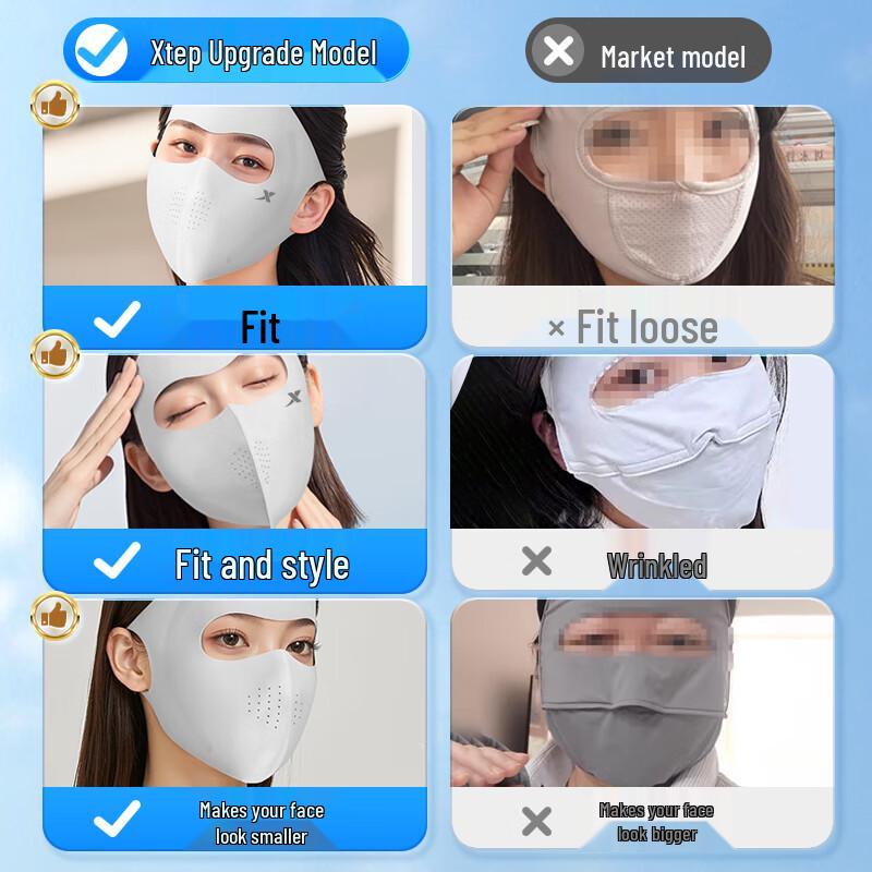 XTEP Full Face Sun Protection Mask