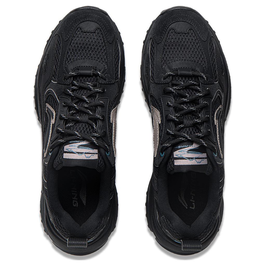 Li Ning Churui V2 Fashion Classic Comfortable Versatile Thick Sole Height Increasing Non-Slip Wear-Resistant Low-Top Casual Shoes AGCU375-4