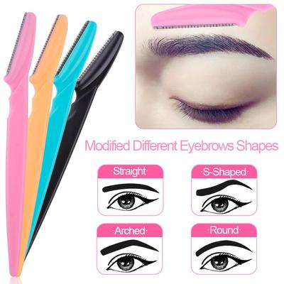 Eyebrow Trimmer Razor Portable Face Hair Remover Brow Shaver Blades Epilation Makeup Tools