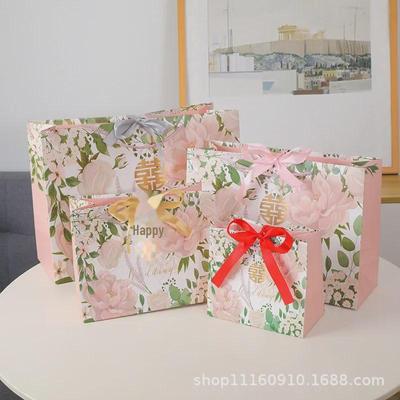 2023 Stylish Souvenir Paper Gift Bag - High-End, Fashionable Return Gift Bag