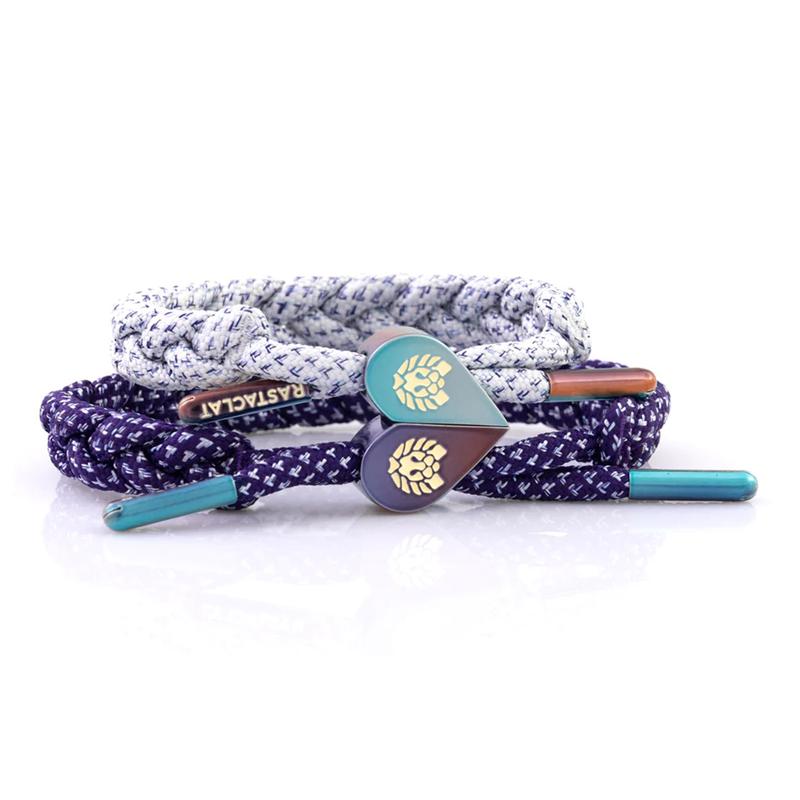 Rastaclat Little Lion Couple Series Streamer Limited Heart to Heart 2023 Boys and Girls Couple Bracelet Rope Gift Box 31200052 коричневый