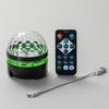 Sound Activated LED Stage Disco Light Rotating DJ Ball With Remote Control Color Party Atmosphere Lamp for Home KTV Bar Xmas