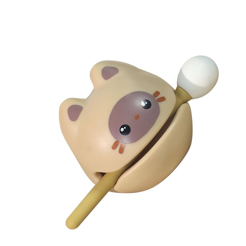 Cute Fish Drum Zen Block Resin Percussion Instrument Mind Calming Desktop Ornament Mini Animal Figurine Toy for
