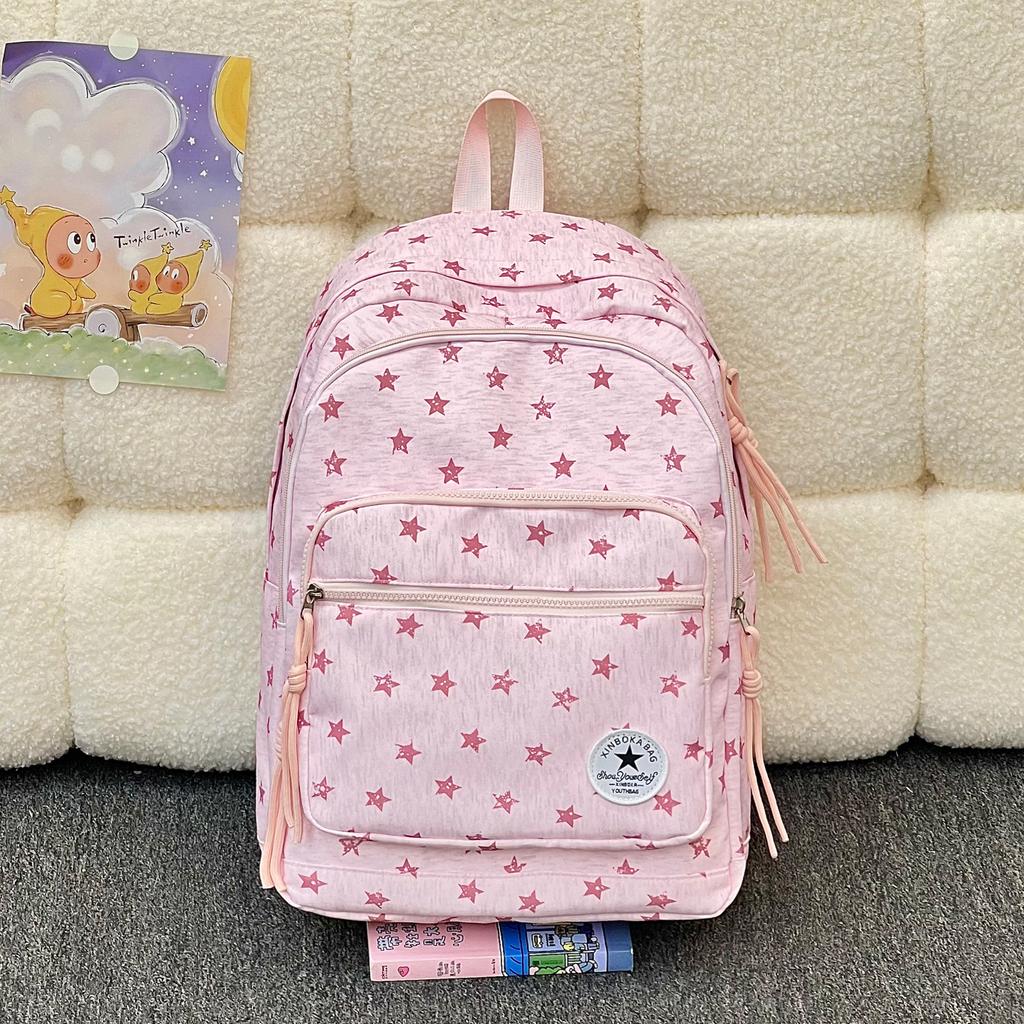 Schoolbag1011 New Schoolbag Large Capacity Backpack Student Backpack Cute and Light Casual Backpack Wholesale for Primary and Secondary School 