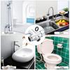 1/2 Brass T-Adapter Bidet Adapter for Bidet Sprayer Toilet with Shut Off Valve Finish Hand Held Bidet Attachment