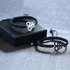 Charm Braided Bracelet Seal Of Lucifer Handmade Wave Black Adjustable Male Wrist Brazelet