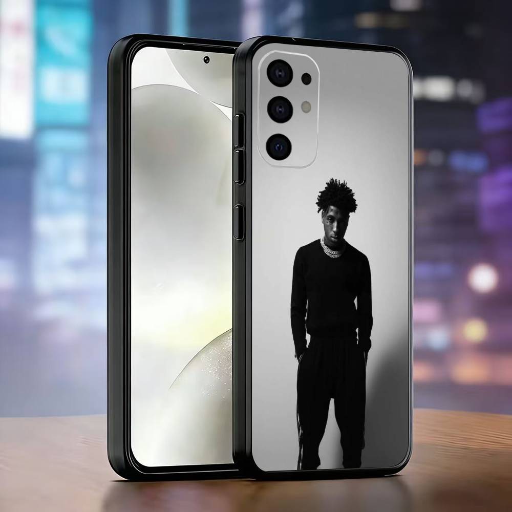 YoungBoy Never Broke Again Phone Case For Samsung S25,S24,S21,S22,S23,S30,Ultra,S20,Plus,Fe,Lite,Note,10,Black Cover