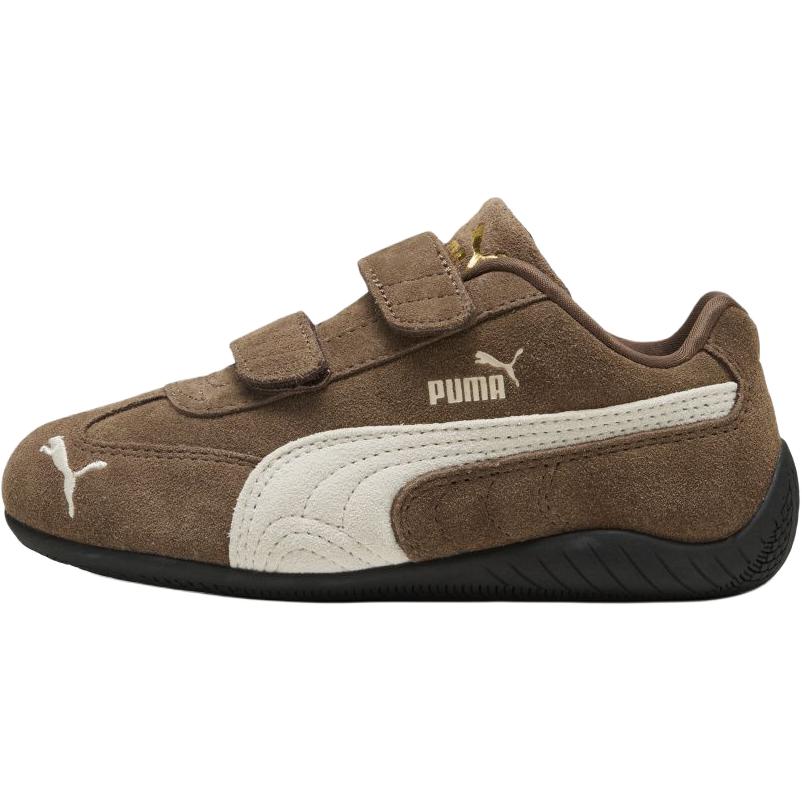 

Puma Speedcat Millennium Replica Gold Foil Racing Style Comfortable Fit Low Top Casual Shoes Kids sneaker Brown 405960-24 35