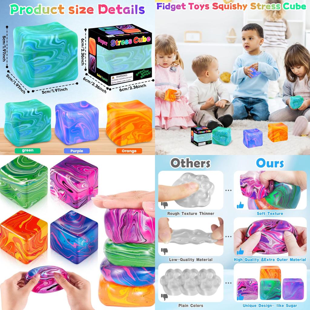 Sensory Development Fidget Puzzle With Soft Tpr Material For Children And Teens