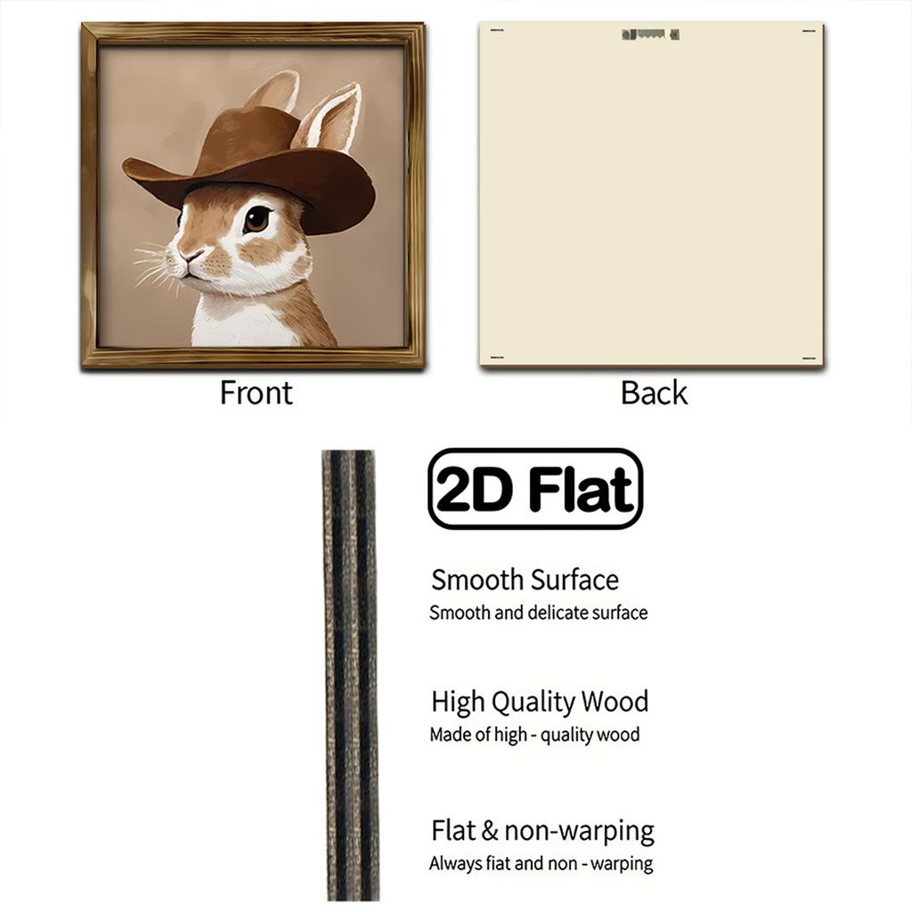 2D Wooden Photo Frame, Animal Wall, Home Decoration, Creative Photo Frame, Handicrafts, Decorative Paintings