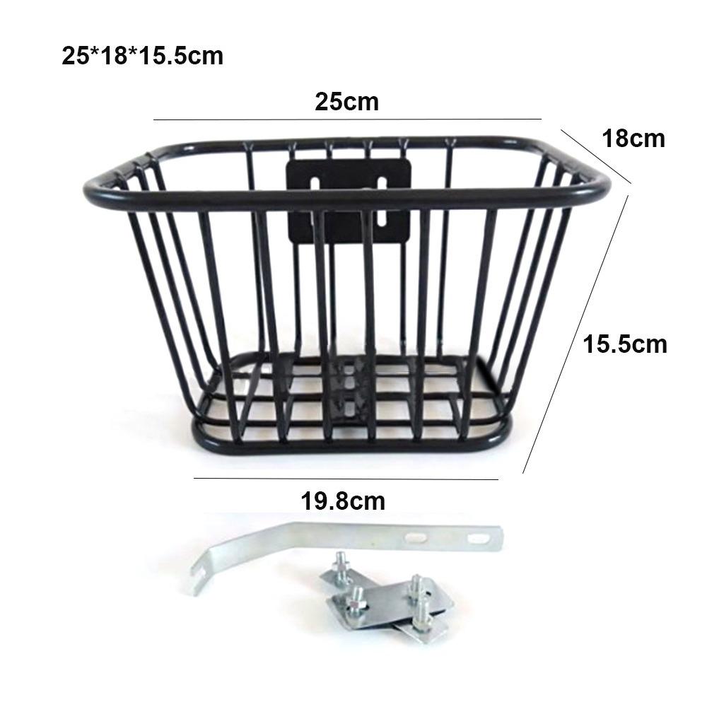 Fixed Durable Mountain Bike Basket Bike Rear Basket  Children's Folding Bike Accessories
