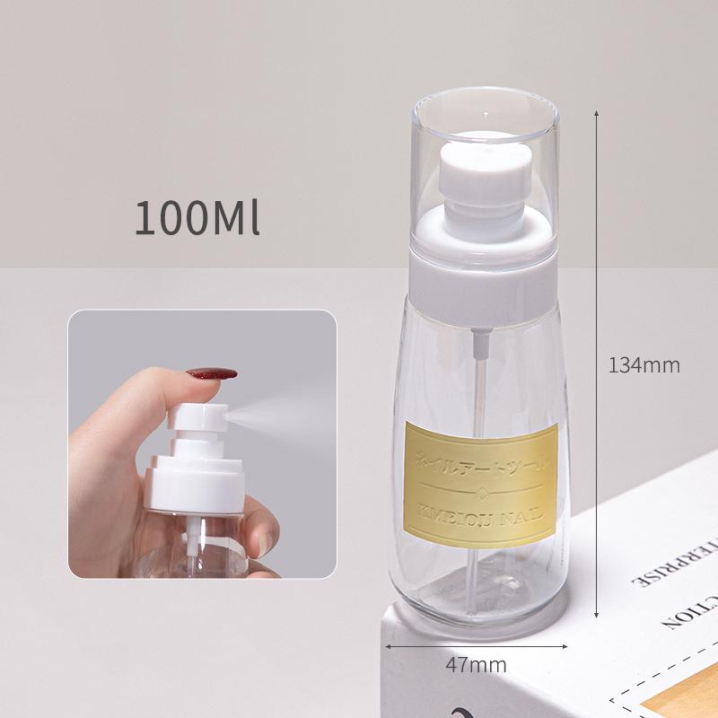 100Ml Portable Nail Spray Bottle Makeup Toner Liquid Packaging Empty Bottle Nano Travel Spray Bottle Alcohol Spray Bottle