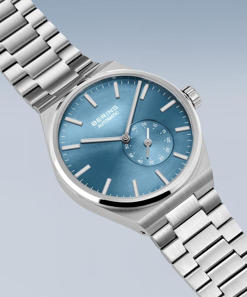 BERING Automatic Polar Bear Charity Durable Sapphire [Authorized Import] Men's Watch, Model, Crystal, Long-Term Warranty, 19441-charity