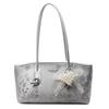 Premium foreign gas bag women's large capacity 2025 new niche summer snakeskin pattern shoulder underarm bag tote bag