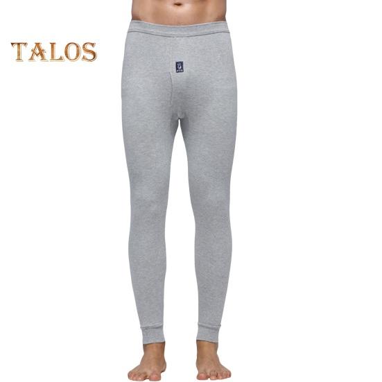 

Чоловічі штани з еластичною талією Термоізоляція Довгі кальсони Однотонні дорожні робочі Шкільні штани з низом Штани-піжами XL світло-сірого кольору