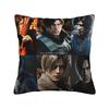 Leon Kennedy Pillow Case  Graphic Pillow Cover For Sofa Home Decoration Novelty Pillowcases