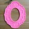 Fotorahmen im europäischen Stil, Silikonform, DIY-Kuchen, Schmuck, Basteln, Ton, Gips, Tropfenform