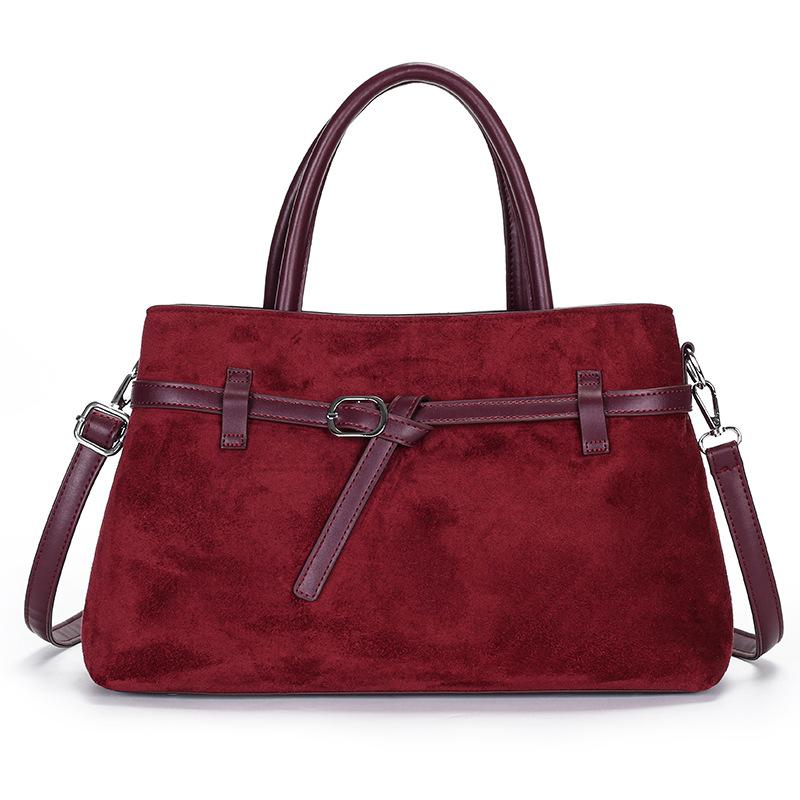 Fashion Versatile Retro Shoulder Women s Bag Suede Shoulder Handheld Crossbody Tote Bag