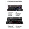 Bluetooth 2-channel Hifi Stereo Power Amplifier For Home Car Karaoke Party Audio System