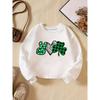 Kids Sweatshirt St. Patrick's Day Crew Neck Sweatshirt - Casual & Sporty with Creative Letter Design, Perfect for Casual Attire, Parties