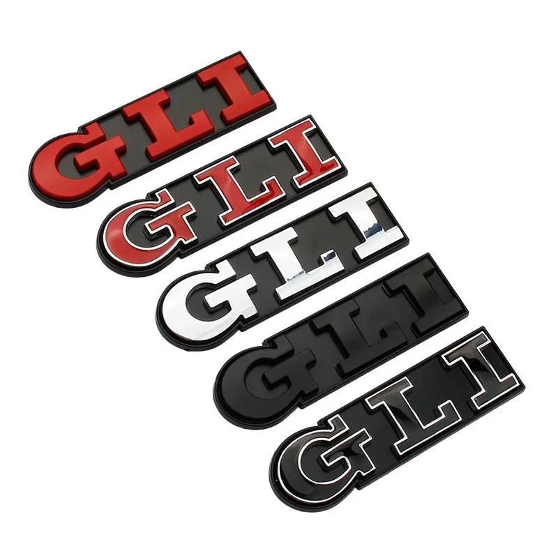 2026 Hot For Volkswagen VW Metal Car GLI Logo Emblem Front Grille Badge Decals for Volkswagen Polo Jetta Golf MK2 MK3 MK4 MK5 MK