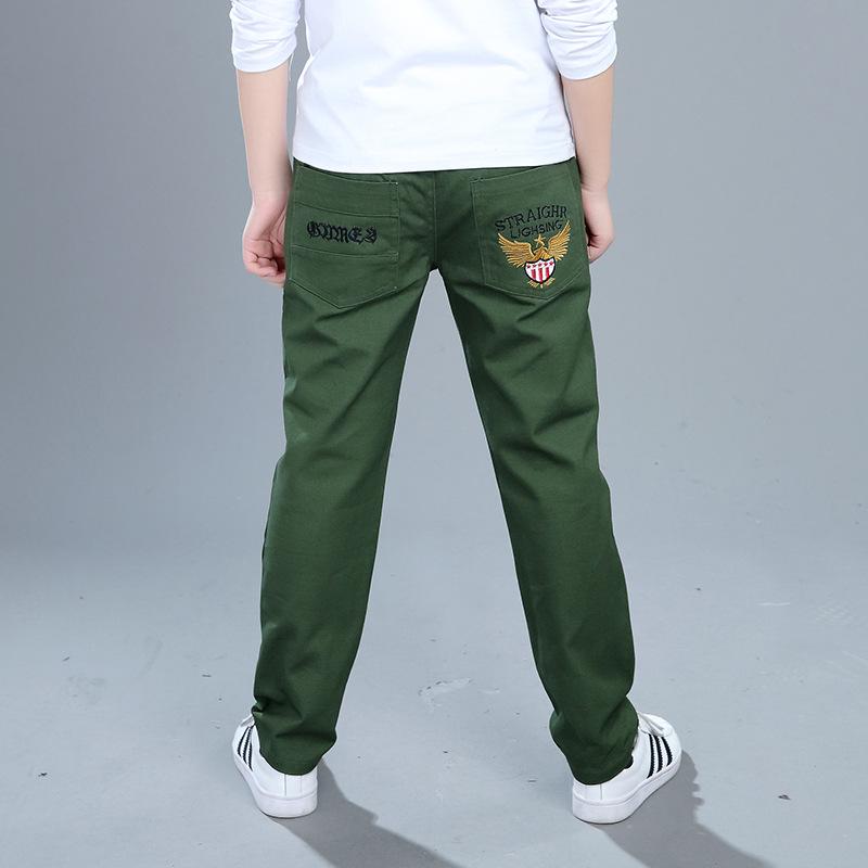Children Trousers Kids Clothing Casual Pants Waist Mid Elastic Cotton Casual Jeans Boys