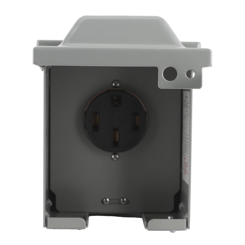 50 Amp RV Power Outlet Box Lockable US Socket Plug 14‑50R Outdoor Weather Proof