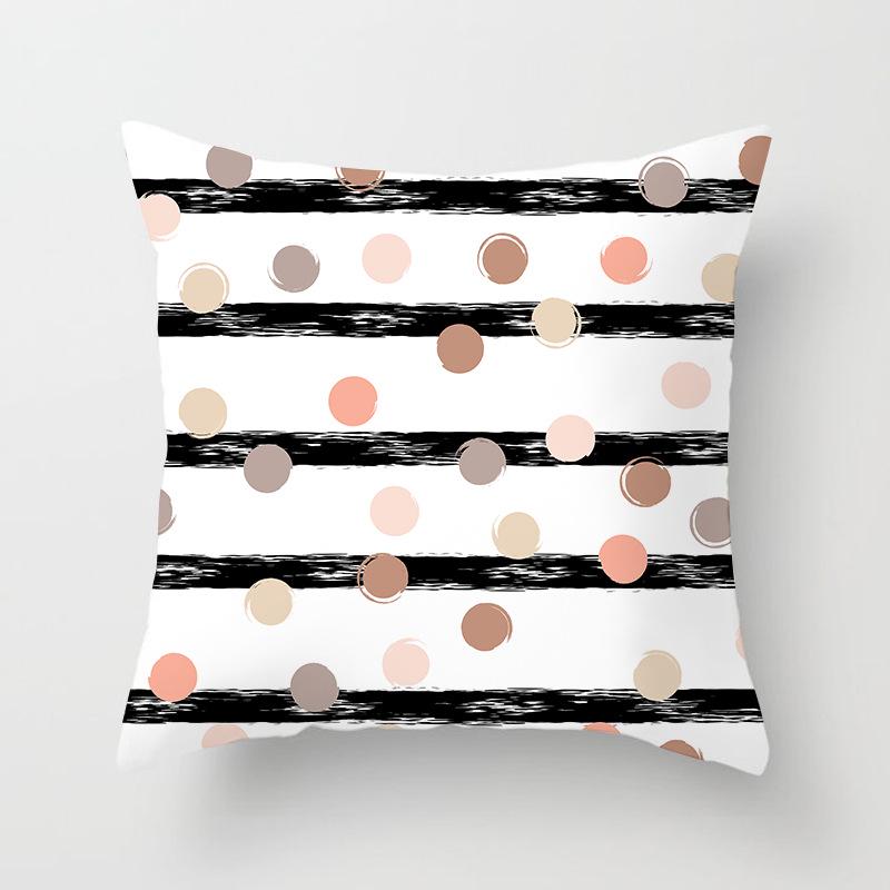 Nordisch Ins Kissen Polka Dot Geometrischer Streifen Kissenbezug Quadratische Heimtextilien