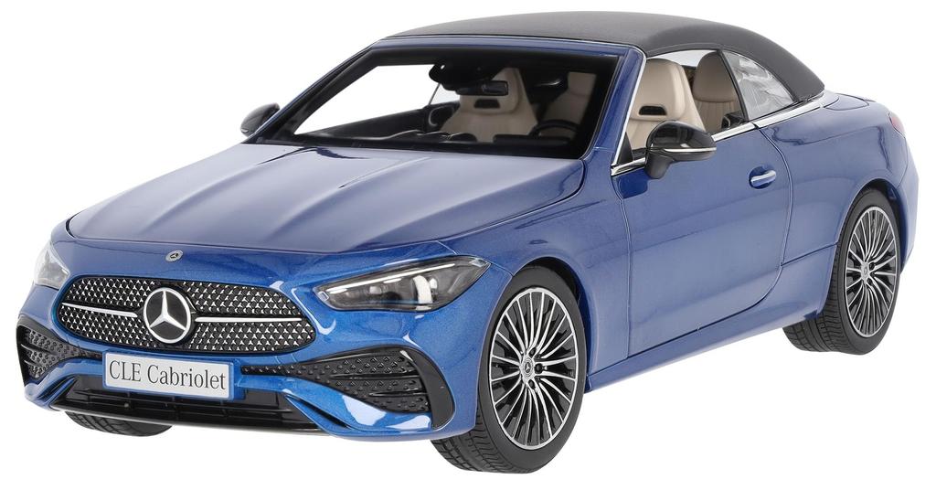 Genuine CLE Cabriolet AMG Line Spectral Blue Scale Model [Mercedes-Benz Collection] (A236) 1/18