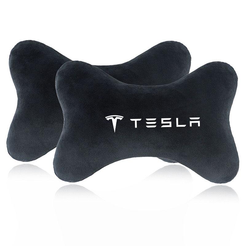 Car Seat Headrest Pillow Neck Support Protector Cushion for Tesla Model Y Model 3 Model S Model X Roadster Auto Accessories