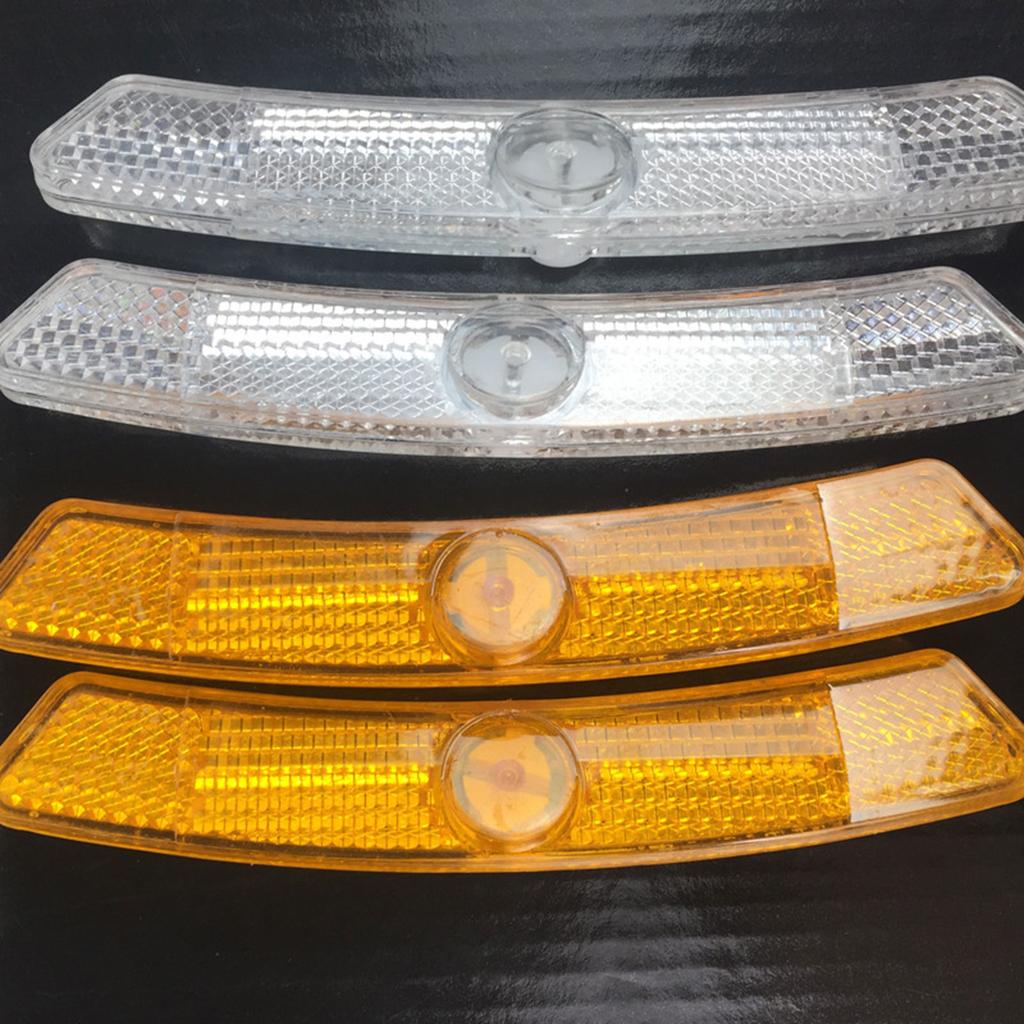 8Pcs Road Bike Wheel Spoke Reflectors Safety Warning Reflector Night Riding Warning Reflective Lights for Wheels