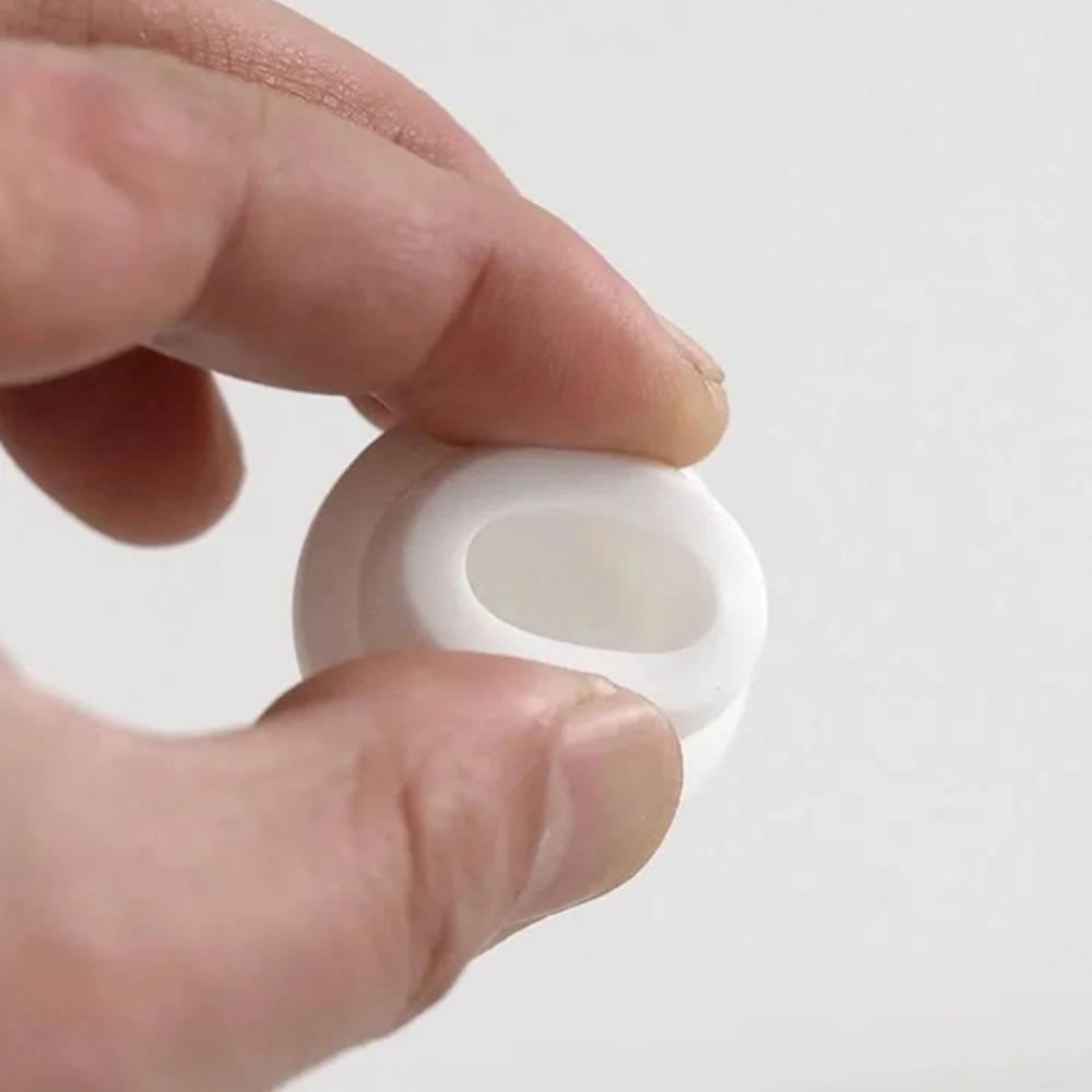 2pcs Washbasin Water Plug White Circular Silicone Overflow Hole Plug Suitable for Kitchen Sink Bathroom Bathtub Sealing Plug