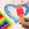 Rhinestone Painting Roller Easy Grip Handheld Rhinestone Embroidery Press Roller for   Pressing Red Gold Gradient Color