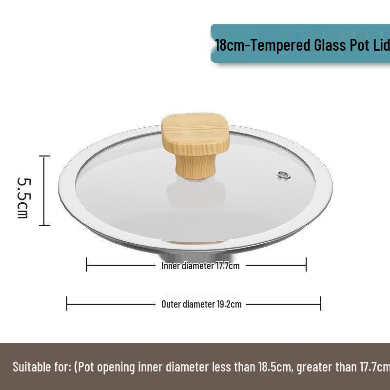 Qiwei Universal Visible Stainless Steel Pot Lid and Steamer