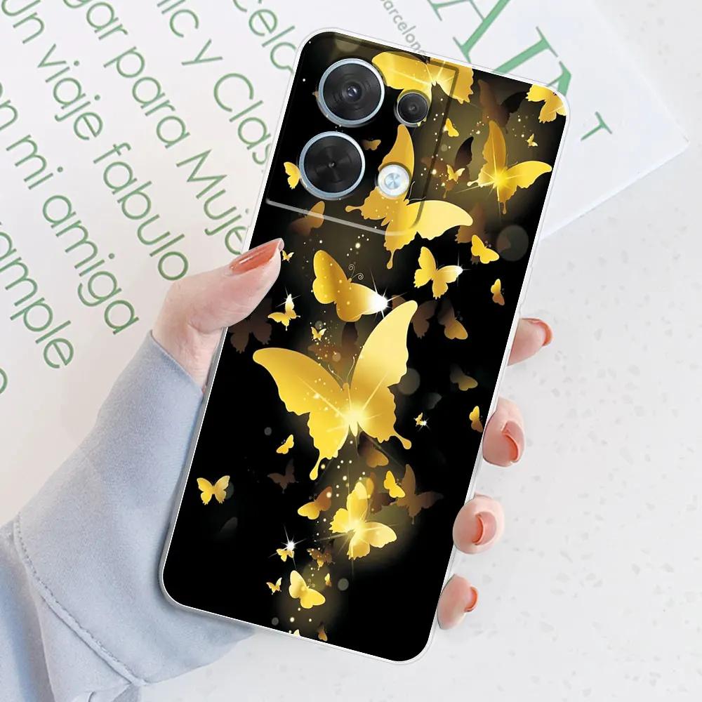 Für OPPO Reno 8 Pro 5G Hülle 8 Pro + Farbverlauf Transparente Hülle Für OPPO Reno 8 Pro + Plus Reno8 Cover Silikon Rückseite Stoßfänger